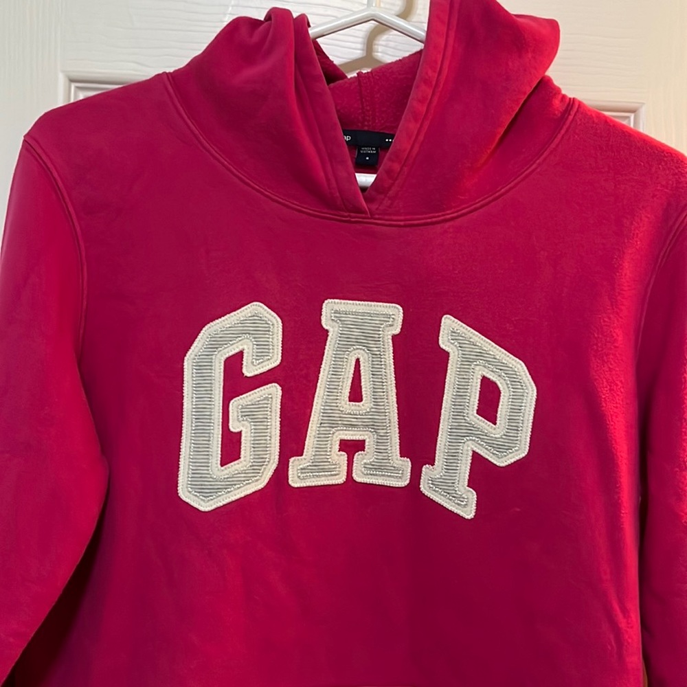 Dark Pink Gap Hoodie